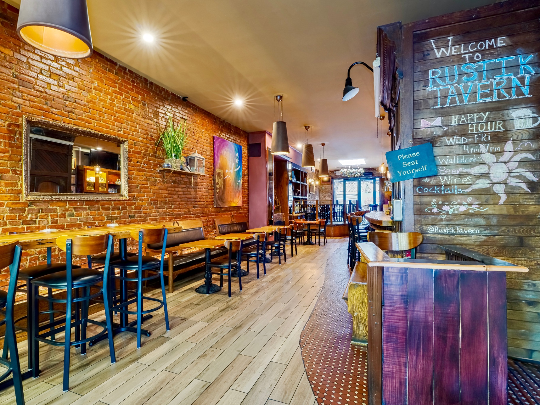 Rustik Tavern main dining room