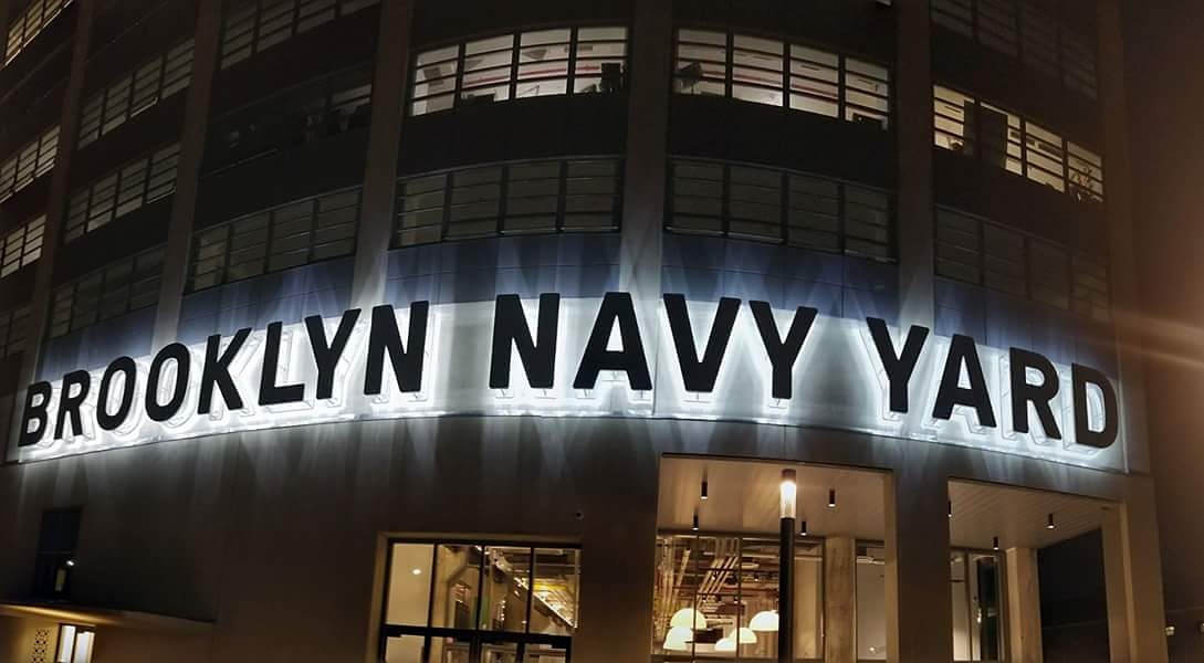 Brooklyn Navy Yard exterior signage